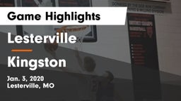 Lesterville  vs Kingston   Game Highlights - Jan. 3, 2020