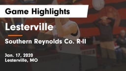 Lesterville  vs Southern Reynolds Co. R-II Game Highlights - Jan. 17, 2020