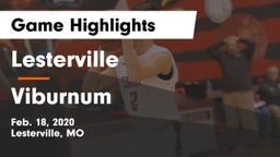 Lesterville  vs Viburnum Game Highlights - Feb. 18, 2020