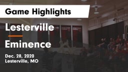 Lesterville  vs Eminence  Game Highlights - Dec. 28, 2020