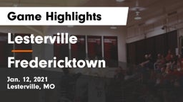 Lesterville  vs Fredericktown  Game Highlights - Jan. 12, 2021