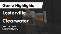 Lesterville  vs Clearwater   Game Highlights - Jan. 28, 2021