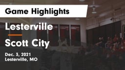 Lesterville  vs Scott City  Game Highlights - Dec. 3, 2021