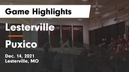 Lesterville  vs Puxico   Game Highlights - Dec. 14, 2021