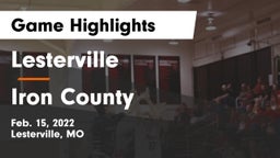 Lesterville  vs Iron County  Game Highlights - Feb. 15, 2022