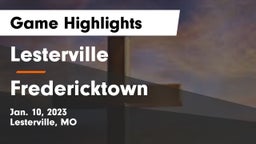 Lesterville  vs Fredericktown  Game Highlights - Jan. 10, 2023