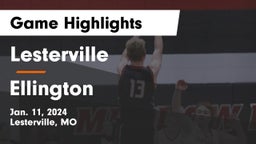 Lesterville  vs Ellington  Game Highlights - Jan. 11, 2024
