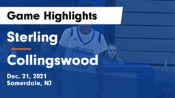 Sterling  vs Collingswood  Game Highlights - Dec. 21, 2021