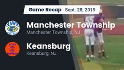 Recap: Manchester Township  vs. Keansburg  2019