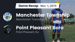 Recap: Manchester Township  vs. Point Pleasant Boro  2019