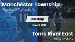 Matchup: Manchester Township vs. Toms River East  2020