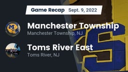 Recap: Manchester Township  vs. Toms River East  2022