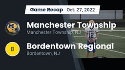 Recap: Manchester Township  vs. Bordentown Regional  2022