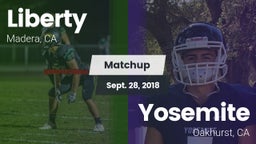 Matchup: Liberty  vs. Yosemite  2018
