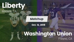 Matchup: Liberty  vs. Washington Union  2018