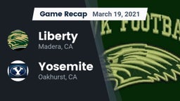Recap: Liberty  vs. Yosemite  2021