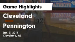Cleveland  vs Pennington  Game Highlights - Jan. 3, 2019