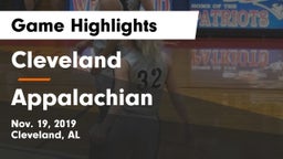 Cleveland  vs Appalachian  Game Highlights - Nov. 19, 2019