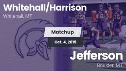 Matchup: Whitehall/Harrison vs. Jefferson  2019