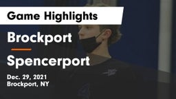 Brockport  vs Spencerport  Game Highlights - Dec. 29, 2021