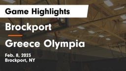 Brockport  vs Greece Olympia  Game Highlights - Feb. 8, 2023