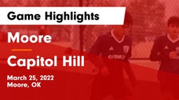Moore  vs Capitol Hill  Game Highlights - March 25, 2022