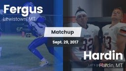 Matchup: Fergus  vs. Hardin  2017