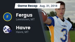 Recap: Fergus  vs. Havre  2018