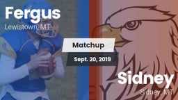 Matchup: Fergus  vs. Sidney  2019