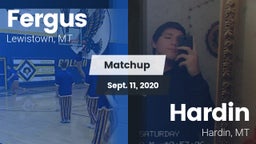 Matchup: Fergus  vs. Hardin  2020