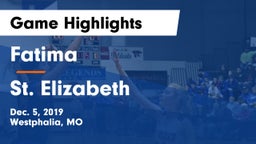 Fatima  vs St. Elizabeth Game Highlights - Dec. 5, 2019