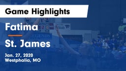 Fatima  vs St. James  Game Highlights - Jan. 27, 2020