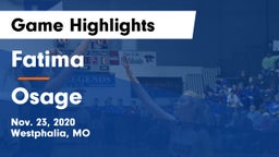 Fatima  vs Osage  Game Highlights - Nov. 23, 2020