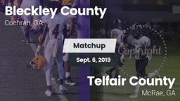 Matchup: Bleckley County vs. Telfair County  2019