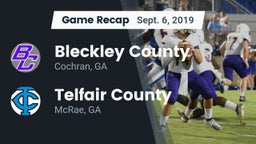 Recap: Bleckley County  vs. Telfair County  2019