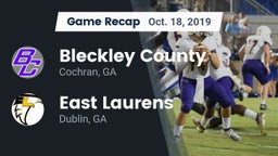 Recap: Bleckley County  vs. East Laurens  2019