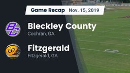 Recap: Bleckley County  vs. Fitzgerald  2019