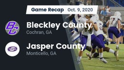 Recap: Bleckley County  vs. Jasper County  2020