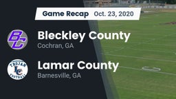 Recap: Bleckley County  vs. Lamar County  2020