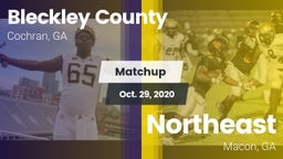 Matchup: Bleckley County vs. Northeast  2020