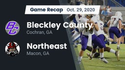 Recap: Bleckley County  vs. Northeast  2020
