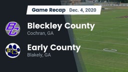 Recap: Bleckley County  vs. Early County  2020