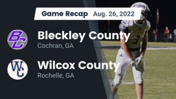 Recap: Bleckley County  vs. Wilcox County  2022