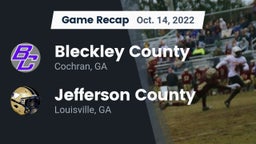 Recap: Bleckley County  vs. Jefferson County  2022