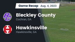 Recap: Bleckley County  vs. Hawkinsville  2023