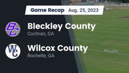 Recap: Bleckley County  vs. Wilcox County  2023