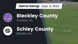 Recap: Bleckley County  vs. Schley County  2023