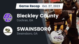 Recap: Bleckley County  vs. SWAINSBORO  2023