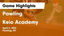 Pawling  vs Keio Academy Game Highlights - April 5, 2024