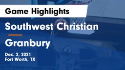 Southwest Christian  vs Granbury  Game Highlights - Dec. 2, 2021